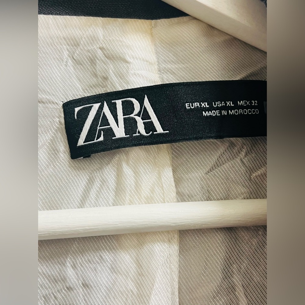 Zara Cream Quilted Jacket - Picture 2 of 4
